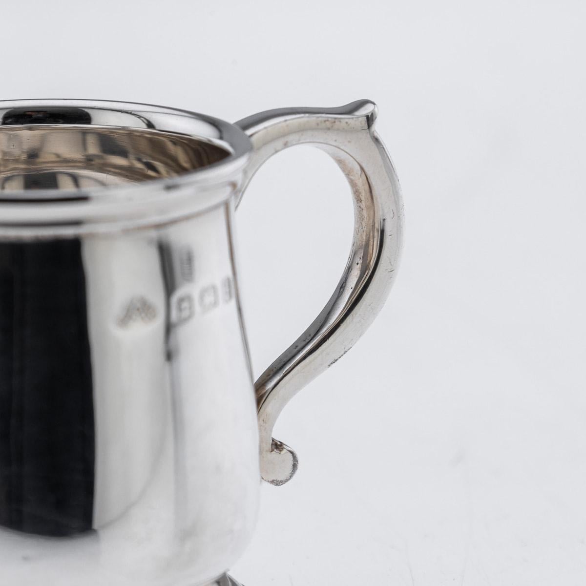 20th Century Set Of Six Solid Silver 'Tankard' Shot Cups, Adie Bros c.1926 For Sale 9