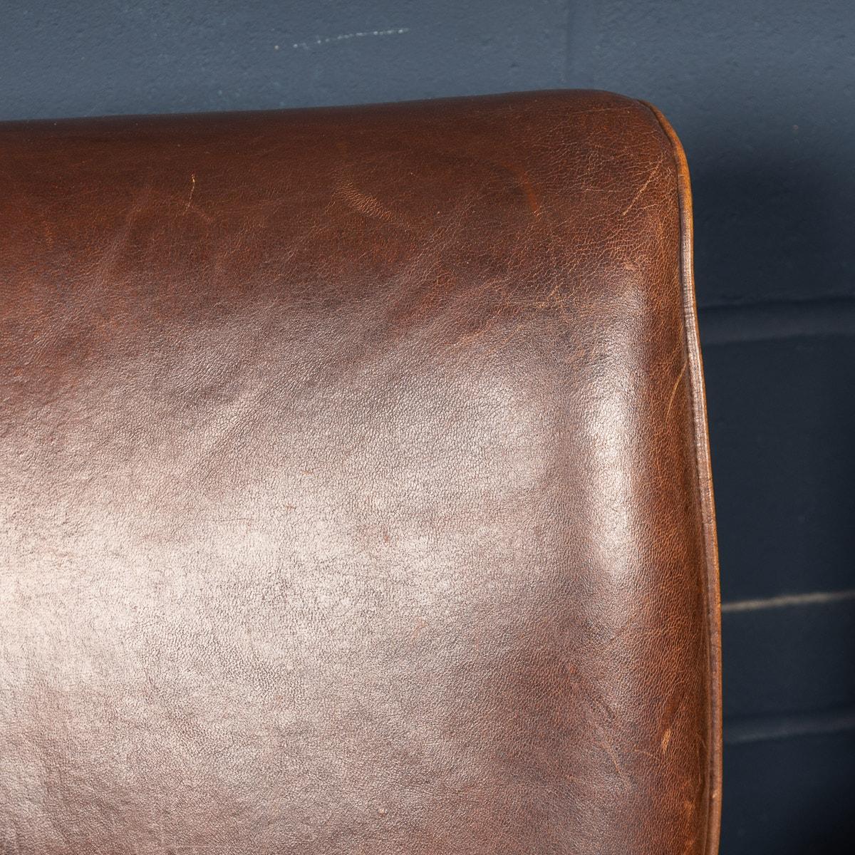 20th Century Sheepskin Leather Club Chairs, Holland 12