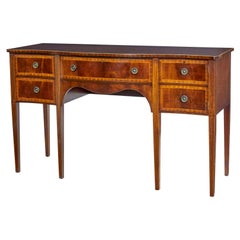 20th century Sheraton influenced mahogany sideboard