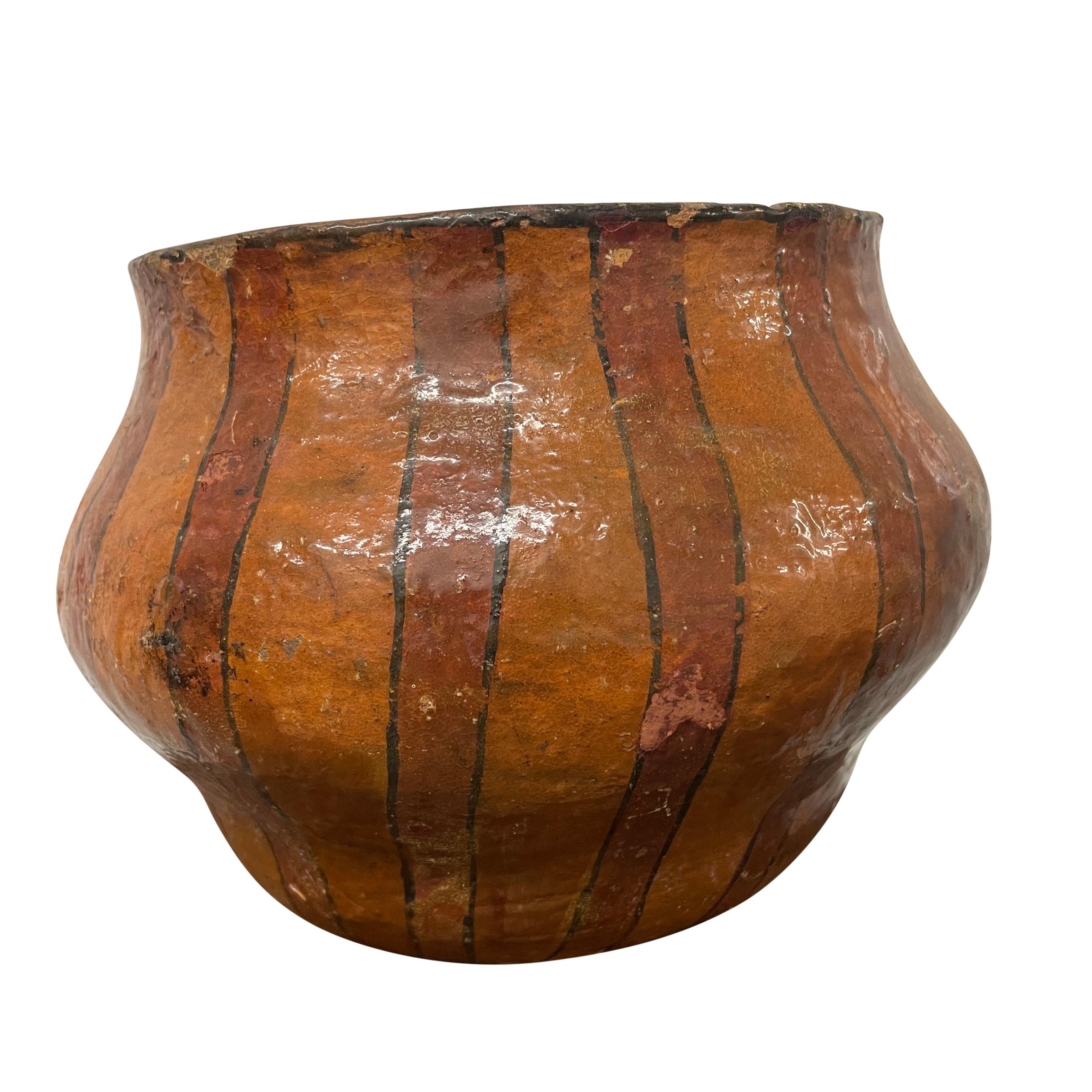 Tribal 20th Century Shipibo Pot For Sale