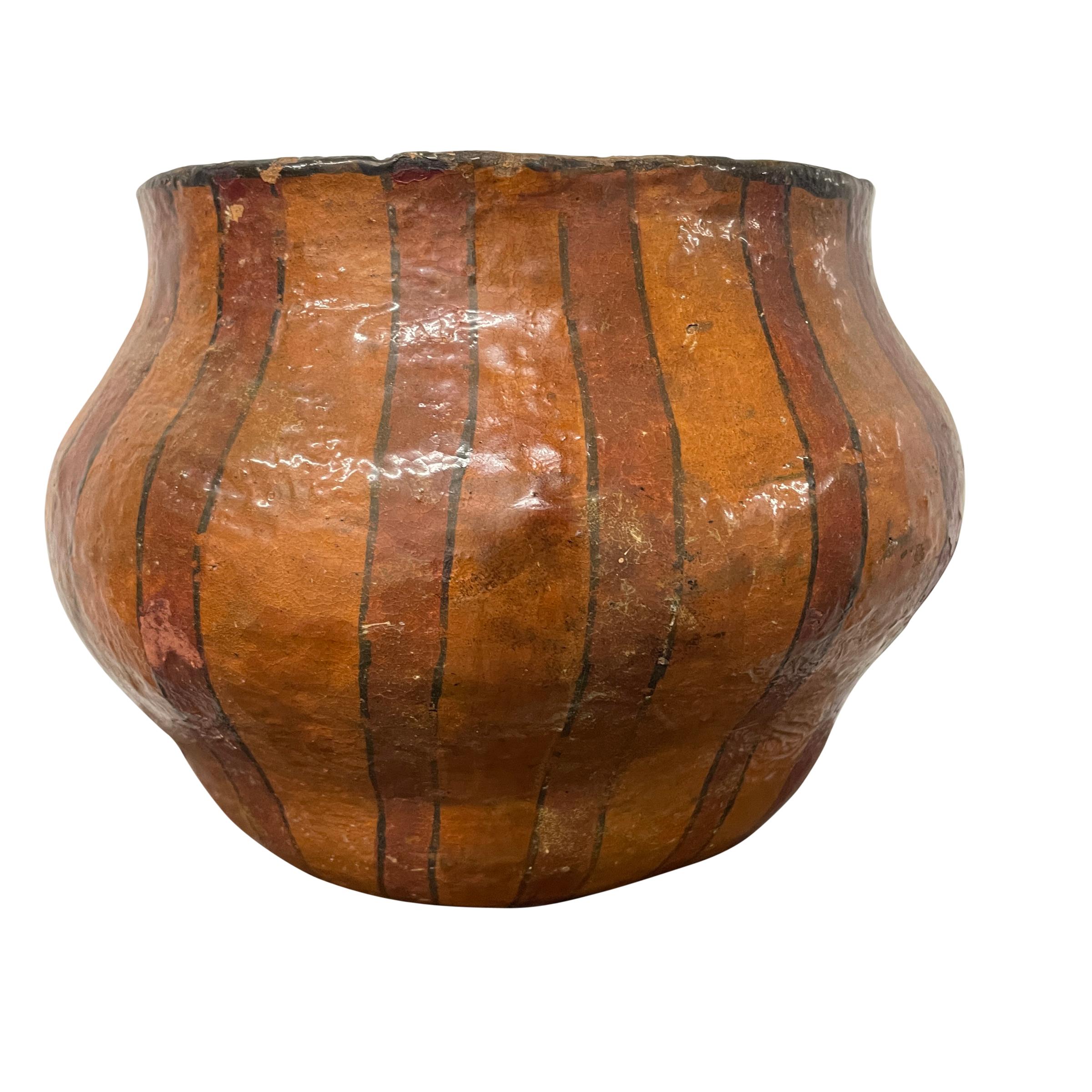 Brazilian 20th Century Shipibo Pot For Sale
