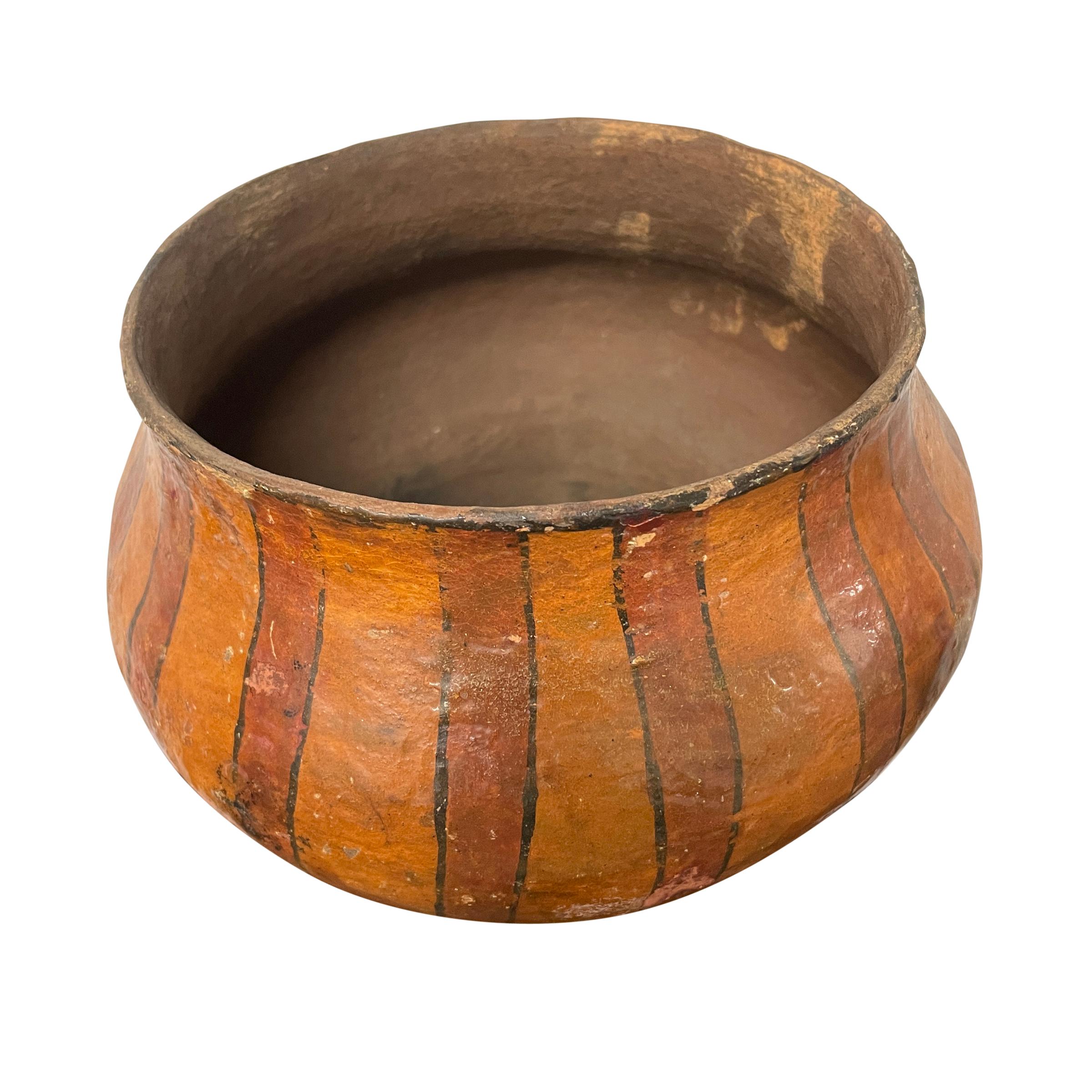 Argile Pot Shipibo du XXe siècle en vente