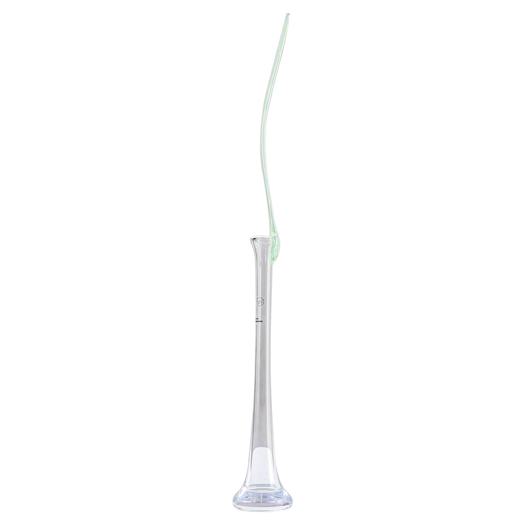 Shiro Kuramata-Vase des 20. Jahrhunderts Mod. Ikebana – Groß in Glas von 80er-Jahre im Angebot