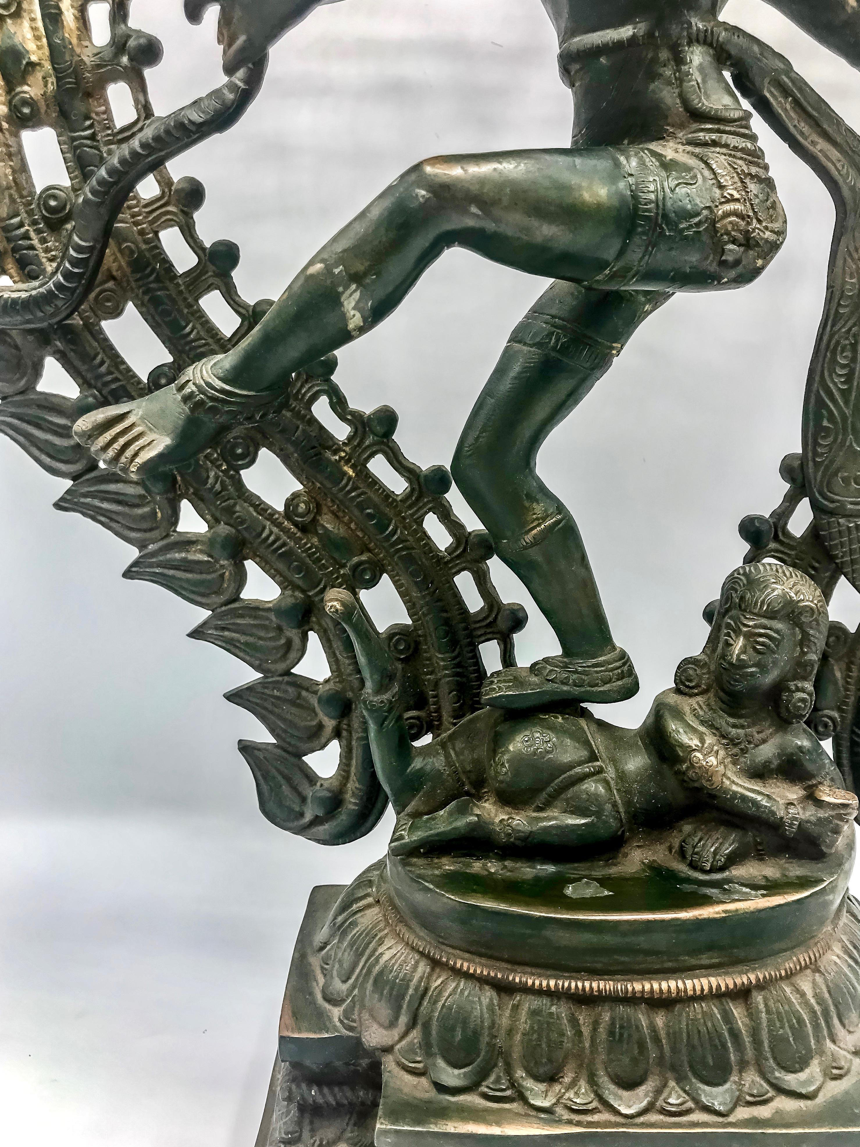 Indian 20th Century, Shiva Nataraya Bronze