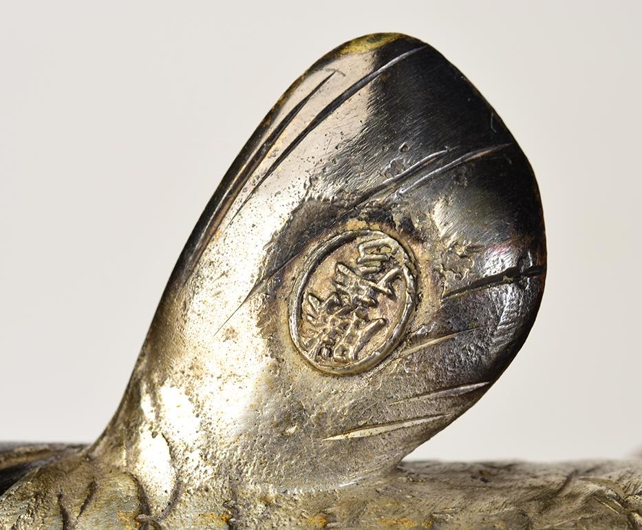 20th Century, Showa, A Pair of Japanese Bronze Koi Carp Fish with Artist Sign 6