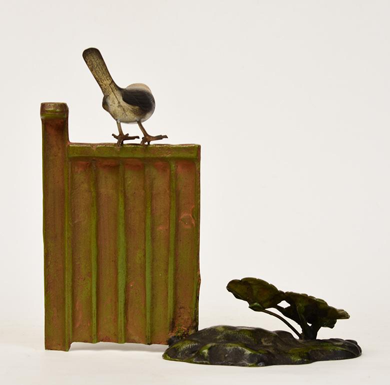 20th Century, Showa, Japanese Bronze Animal Bird and Bamboo For Sale 1