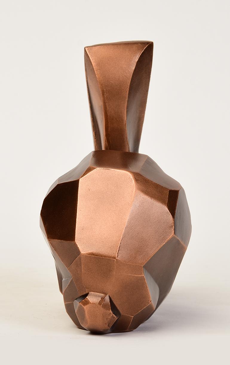Bronze 20ème siècle, Showa, lapin japonais en bronze en vente