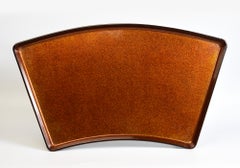 20. Jahrhundert, Showa, Japanisches lackiertes Holztablett