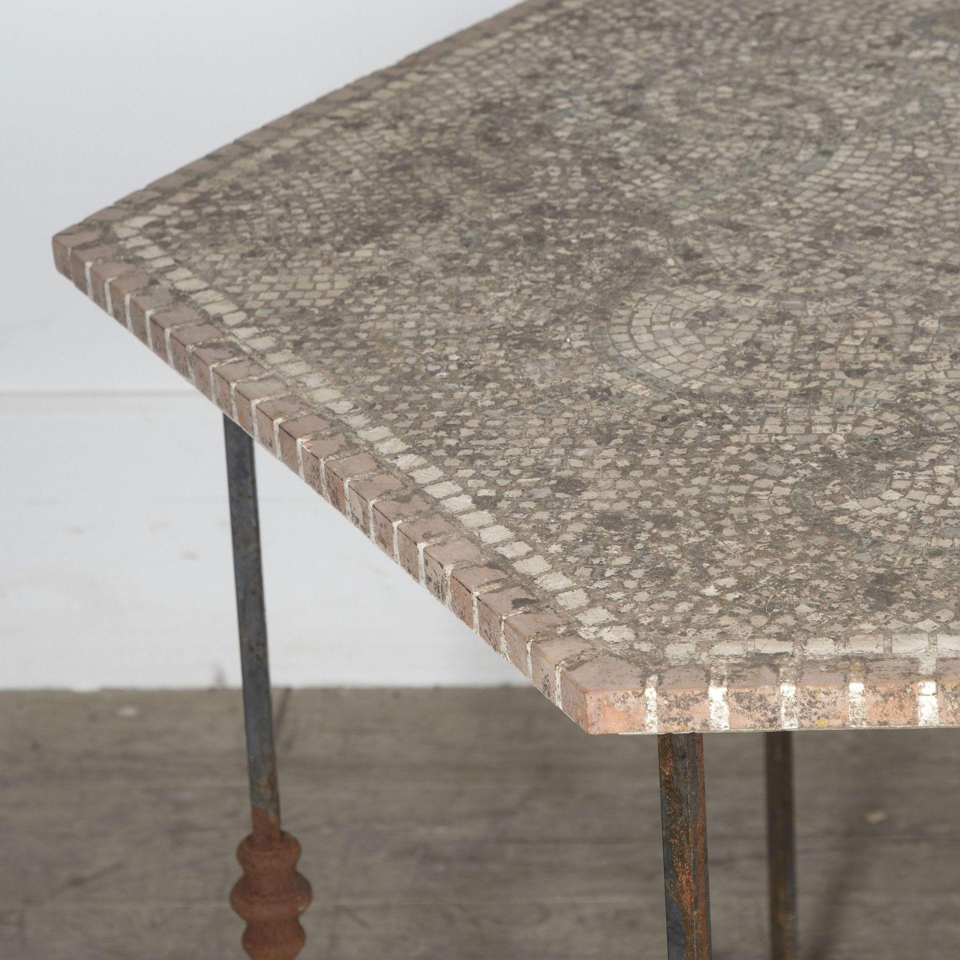 20th Century Sicilian Mosaic Topped Table For Sale 6