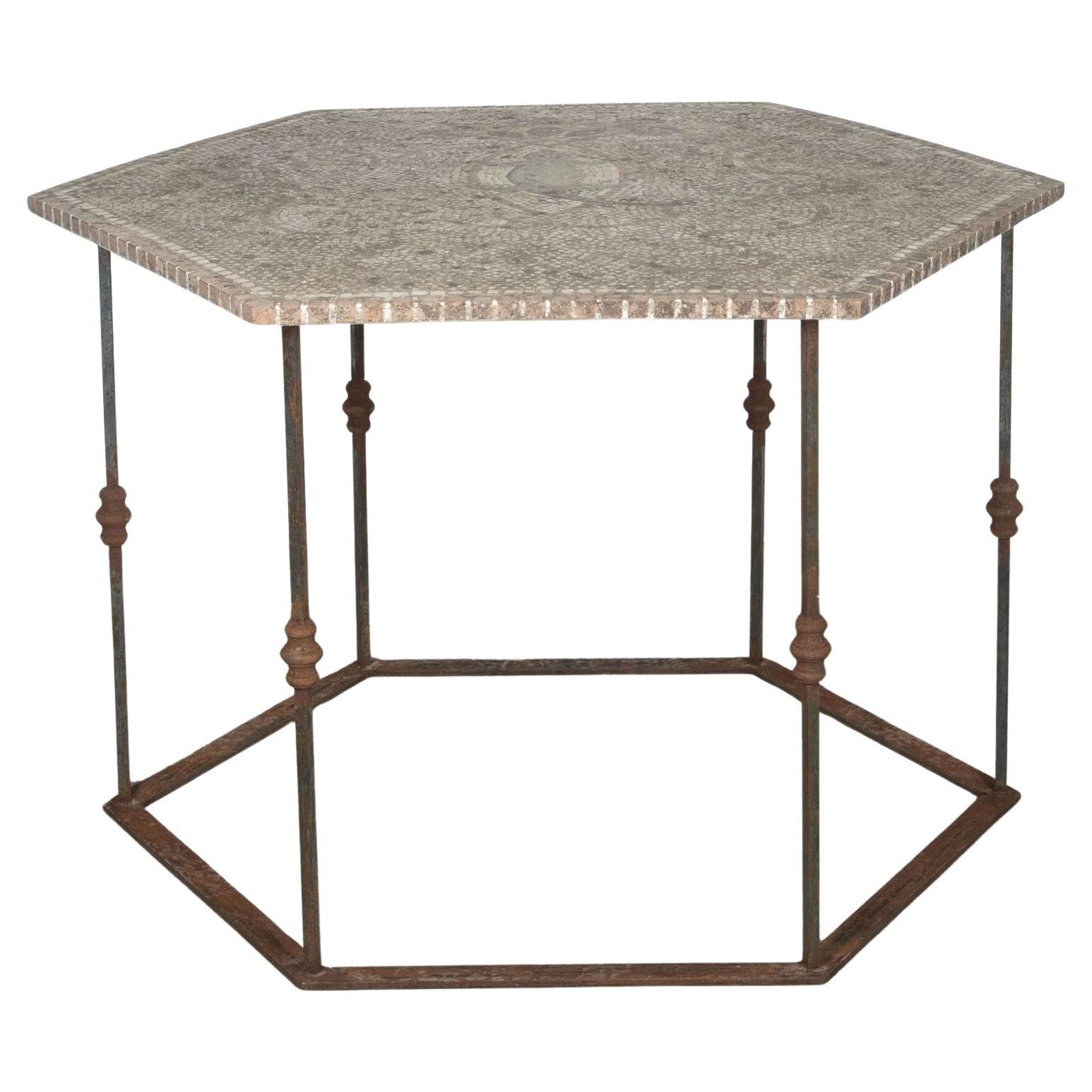 20th Century Sicilian Mosaic Topped Table For Sale