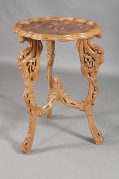 20th Century Side Table E. Gallé, Art Nouveau