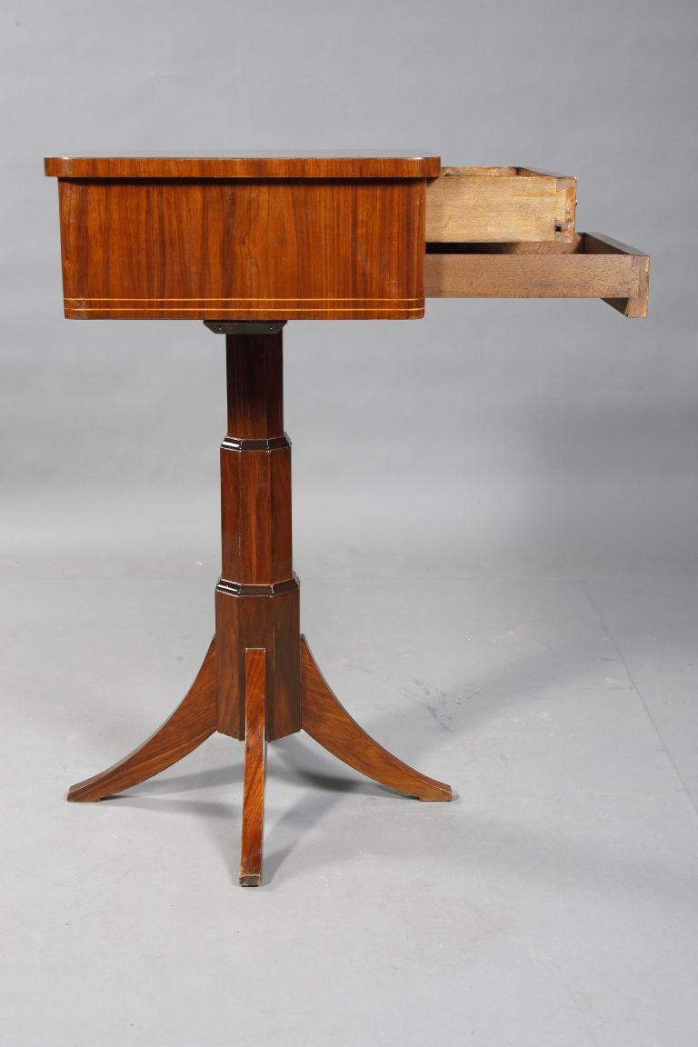 20th Century Side Table in the Biedermeier Style, Mahogany For Sale 3