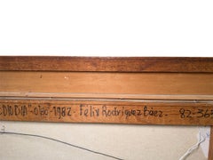 20th Century Signed Painting of Puerto Rico Countryside Scenery