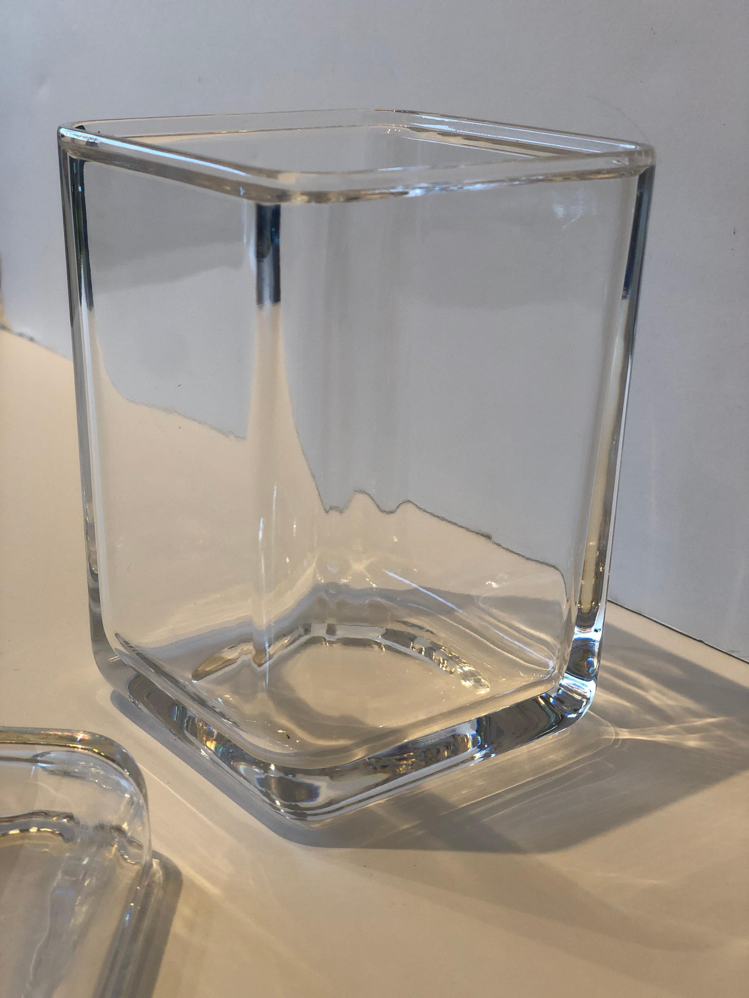 rectangle glass jar