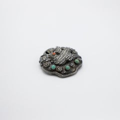 20th Century Silver Brooch by Matilde Poulat of MATL, Mexico
