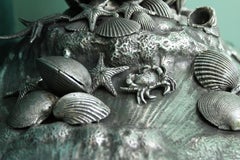 20th Century Silver Cornucopia Handcrafted by Giuseppe De Luca, Italy 1930s