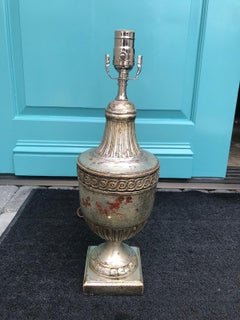 20th Century Silver Gilt Urn as Lamp