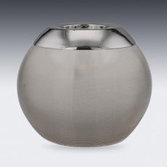 Fiammifero in vetro con montatura in argento del XX secolo, Londra, 1917 ca.