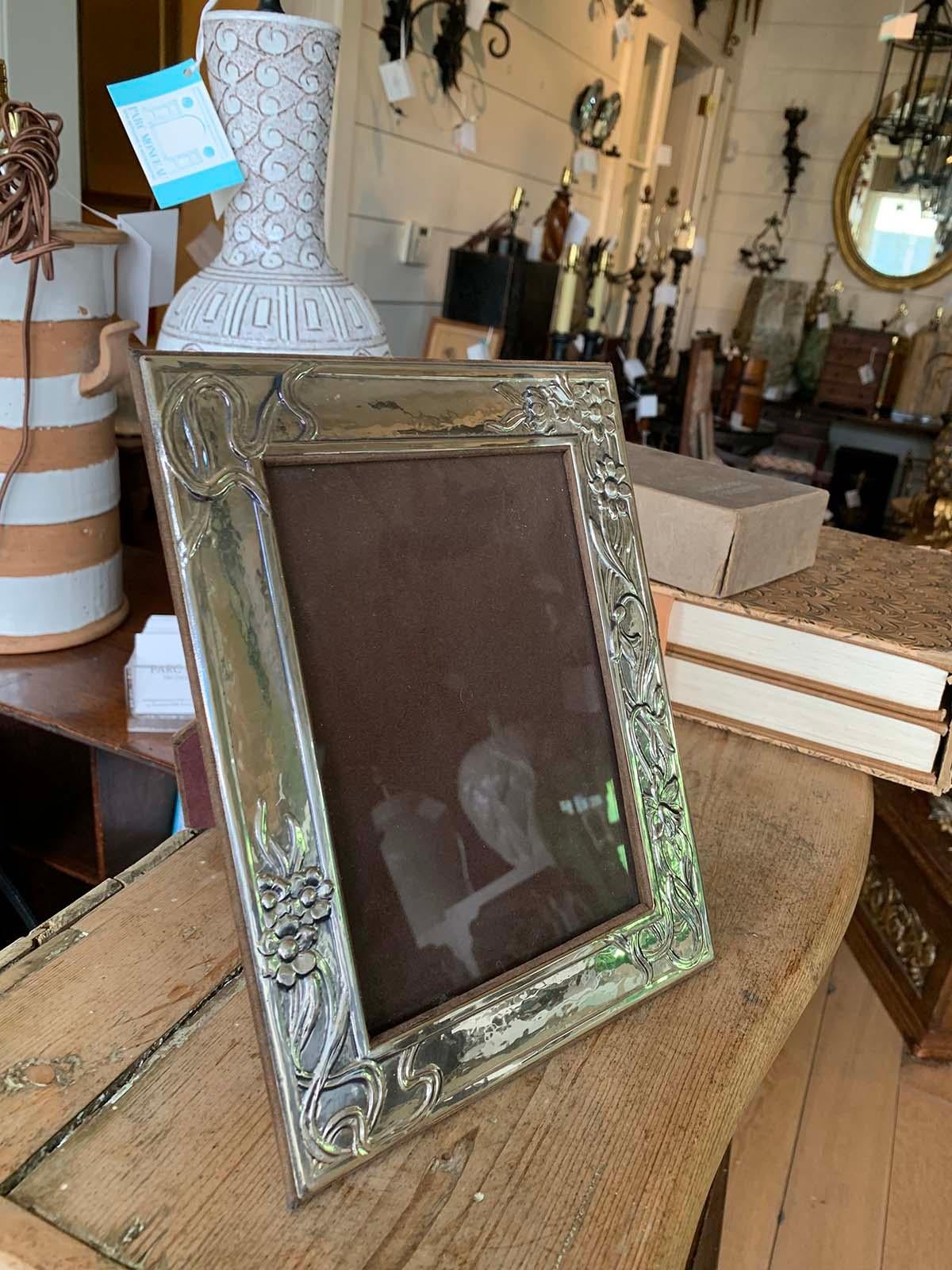20th Century Silver Picture Frame, Possibly Sterling In Good Condition In Atlanta, GA