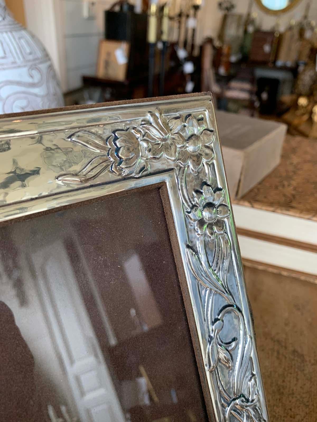 20th Century Silver Picture Frame, Possibly Sterling 3