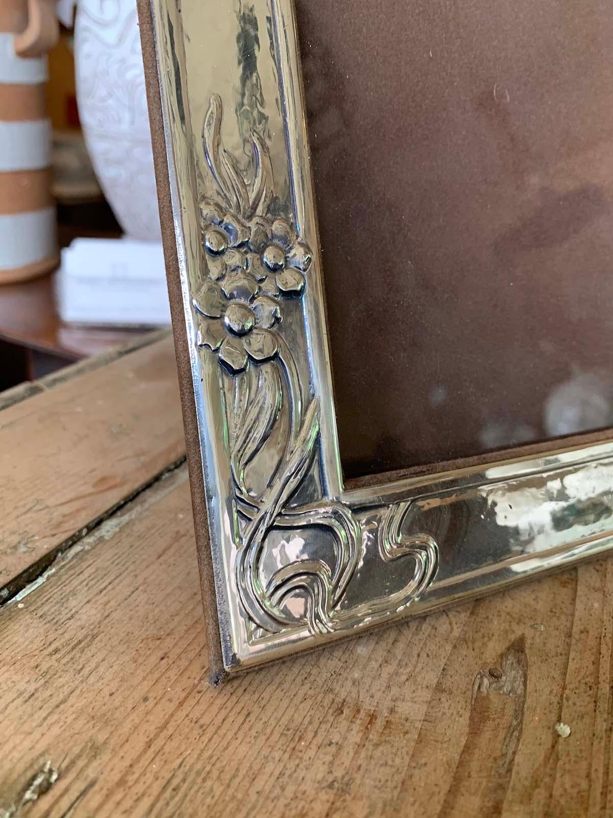 20th Century Silver Picture Frame, Possibly Sterling 4