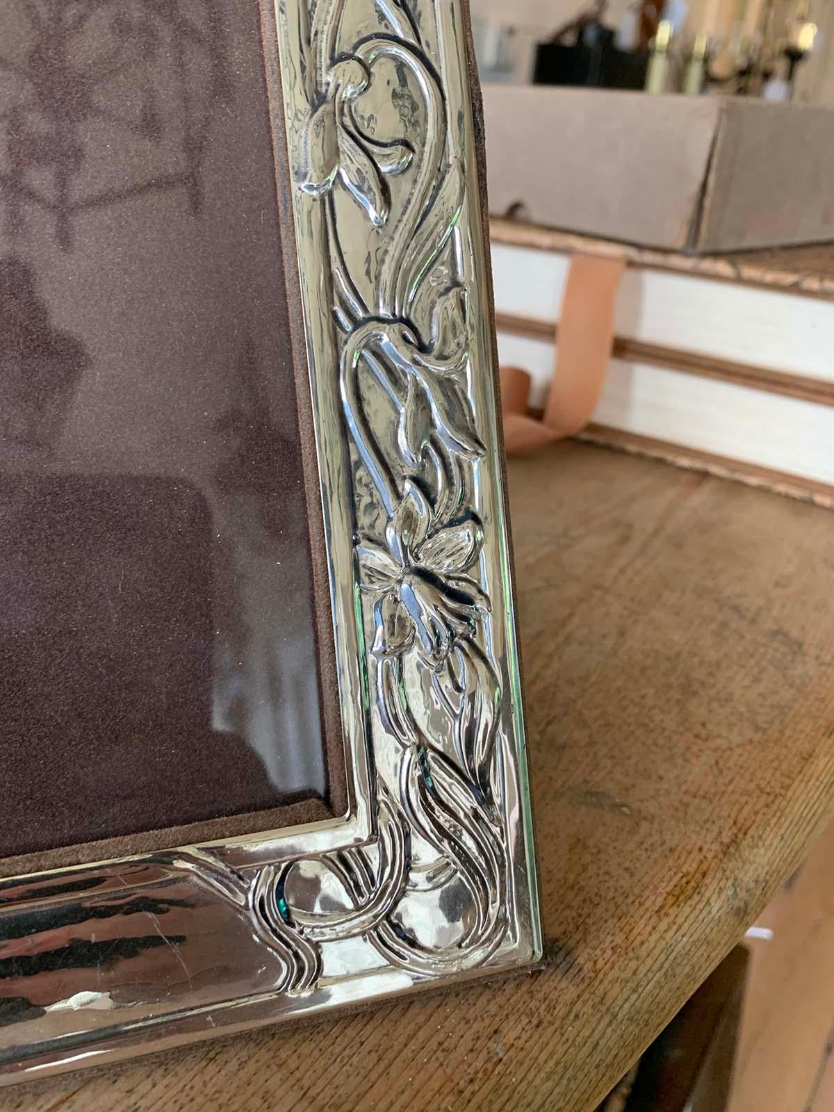 20th Century Silver Picture Frame, Possibly Sterling 5