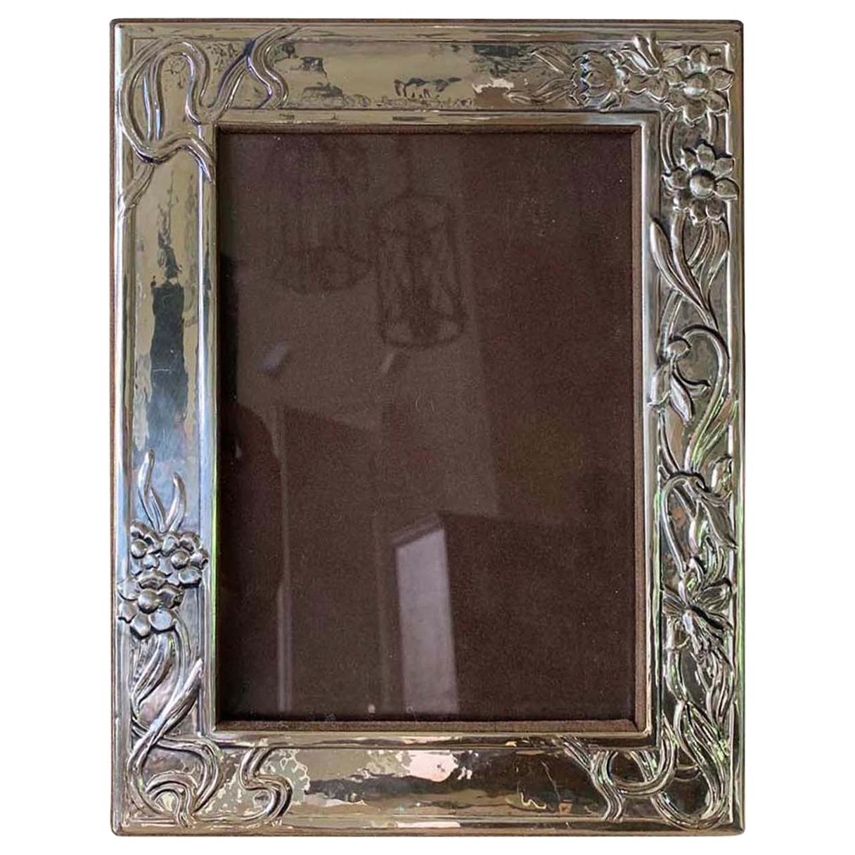 20th Century Silver Picture Frame, Possibly Sterling