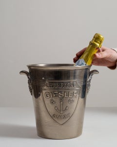 20th Century Silver Plate Champagne Bucket, Urn-Form, French Design