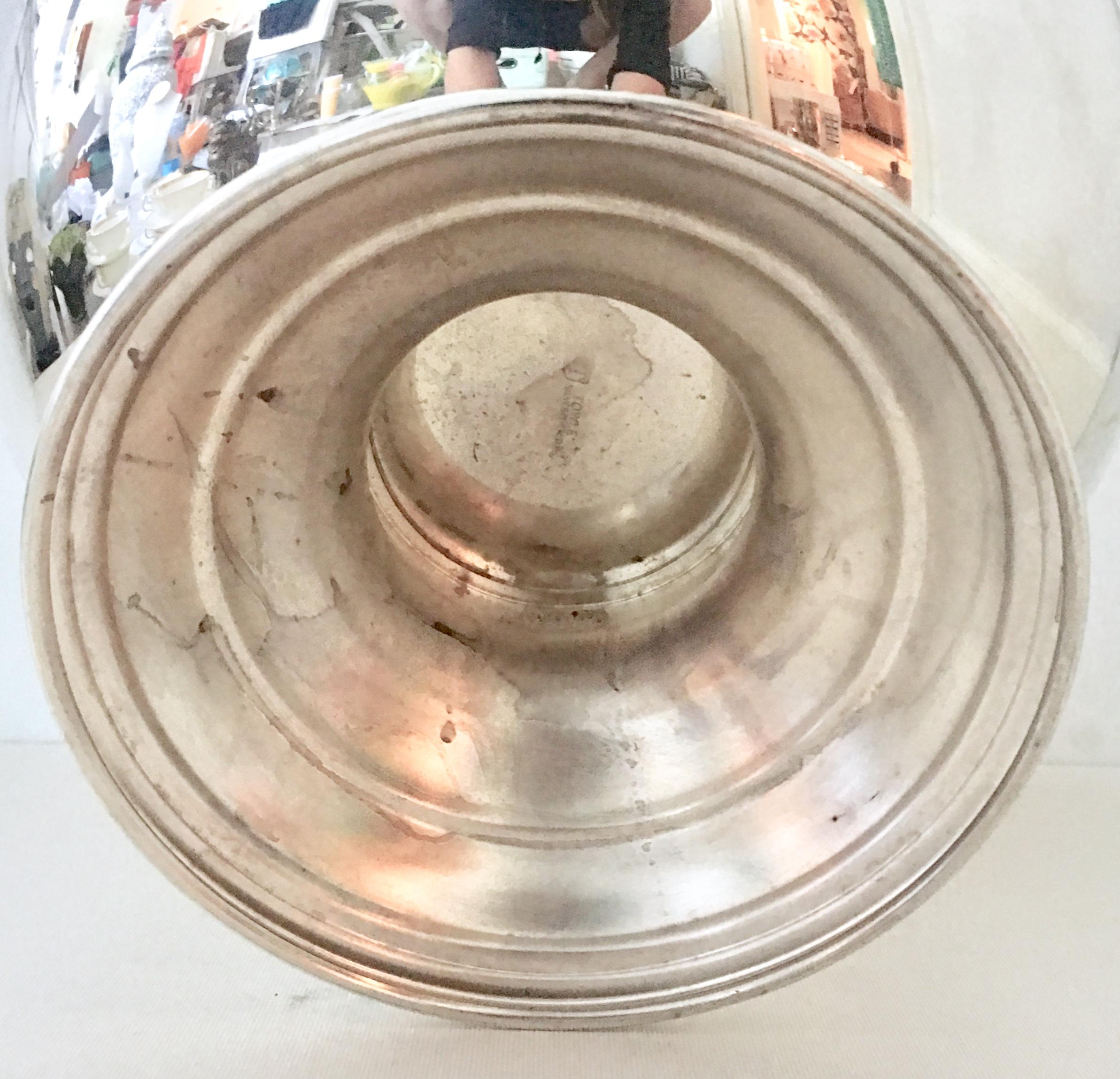 20th Century Silver Plate Footed Punch Bowl by, Towle 6