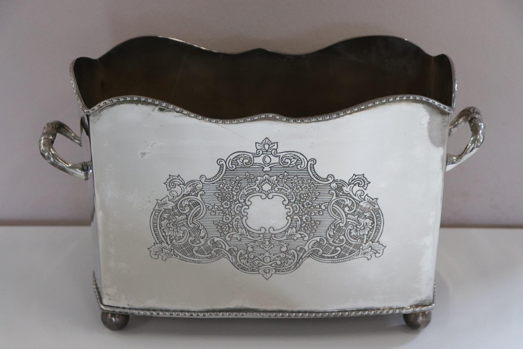 English 20th Century Silver Plate Letter Holder