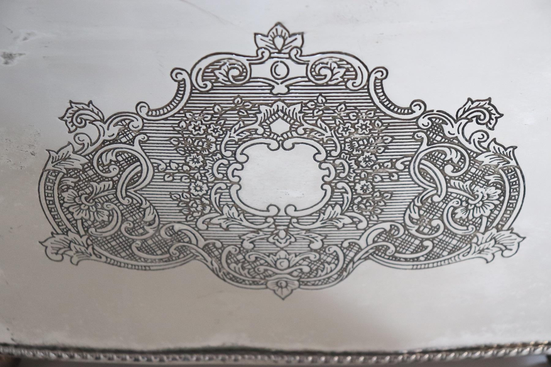 20th Century Silver Plate Letter Holder 1
