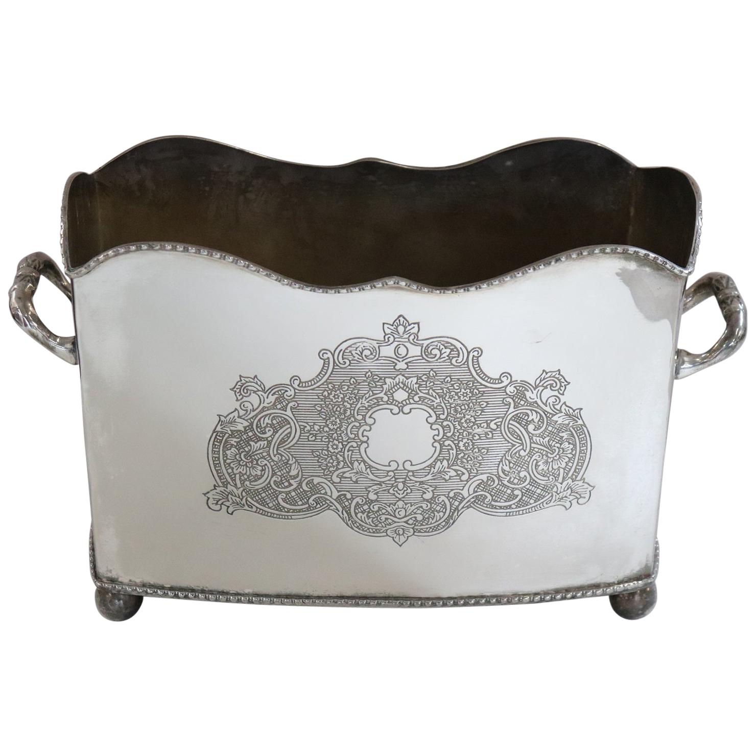 20th Century Silver Plate Letter Holder