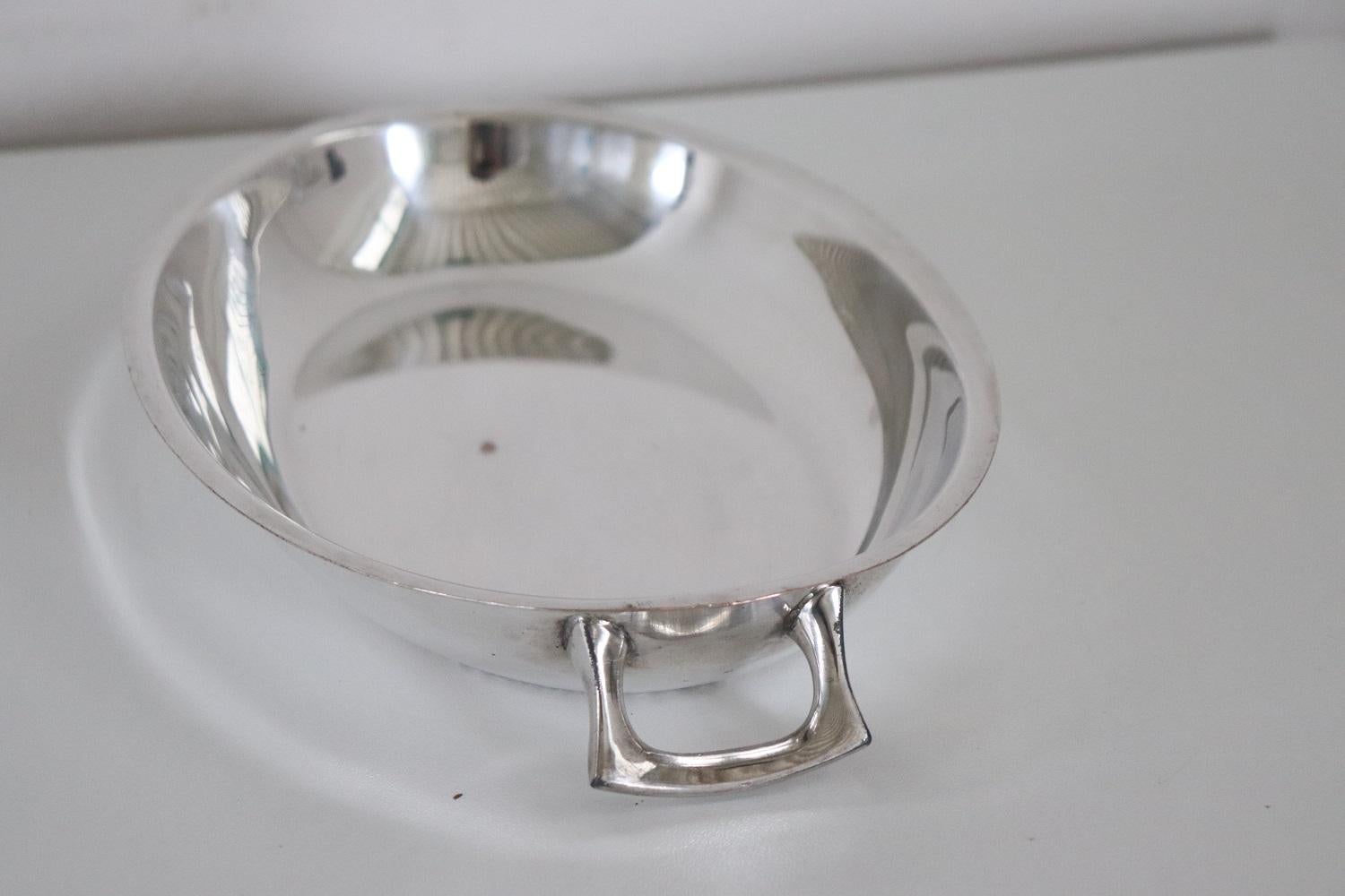 English 20th Century Silver Plate Pocket Emptier For Sale
