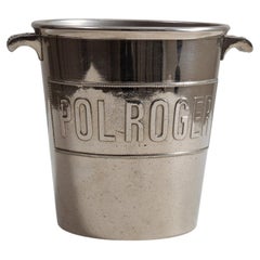 20th Century Silver Plate Regency Champagne Bucket, French Antique