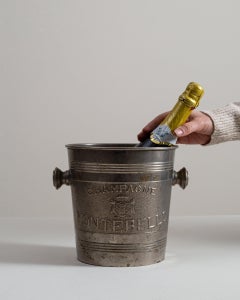 20th Century Silver Plate Regency Champagne Bucket, French Design