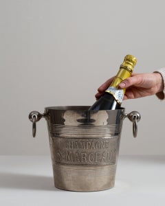 20th Century Silver Plate Regency Champagne Bucket, French Urn-Form