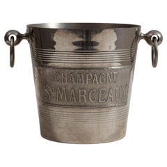 20th Century Silver Plate Regency Champagne Bucket, French Urn-Form