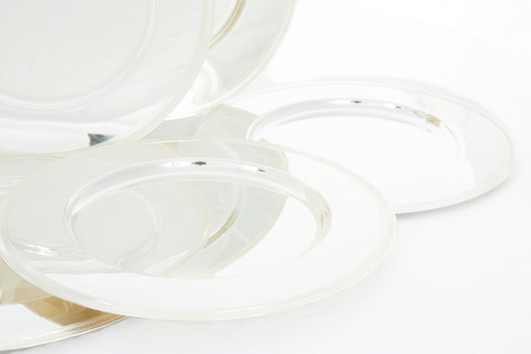 20th Century Silver Plate Tableware Charger / Under Plate For Sale at