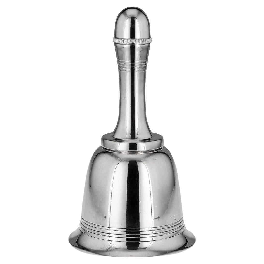 20th Century Silver Plated "Bell-Form" Cocktail Shaker, Mappin & Webb, c.1930