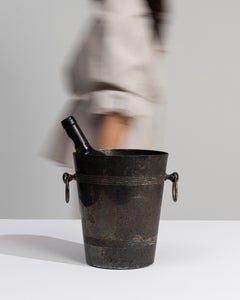 20th Century Silver-Plated Champagne Bucket, French Antique Serveware
