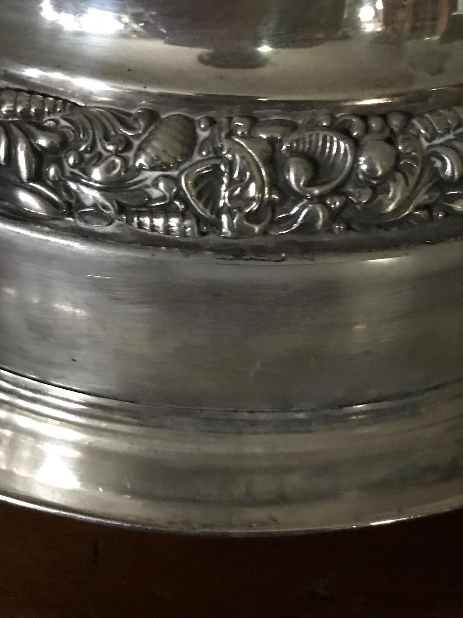 20th Century Silver Plated Domed Dish Covered Plate, 1920s 1