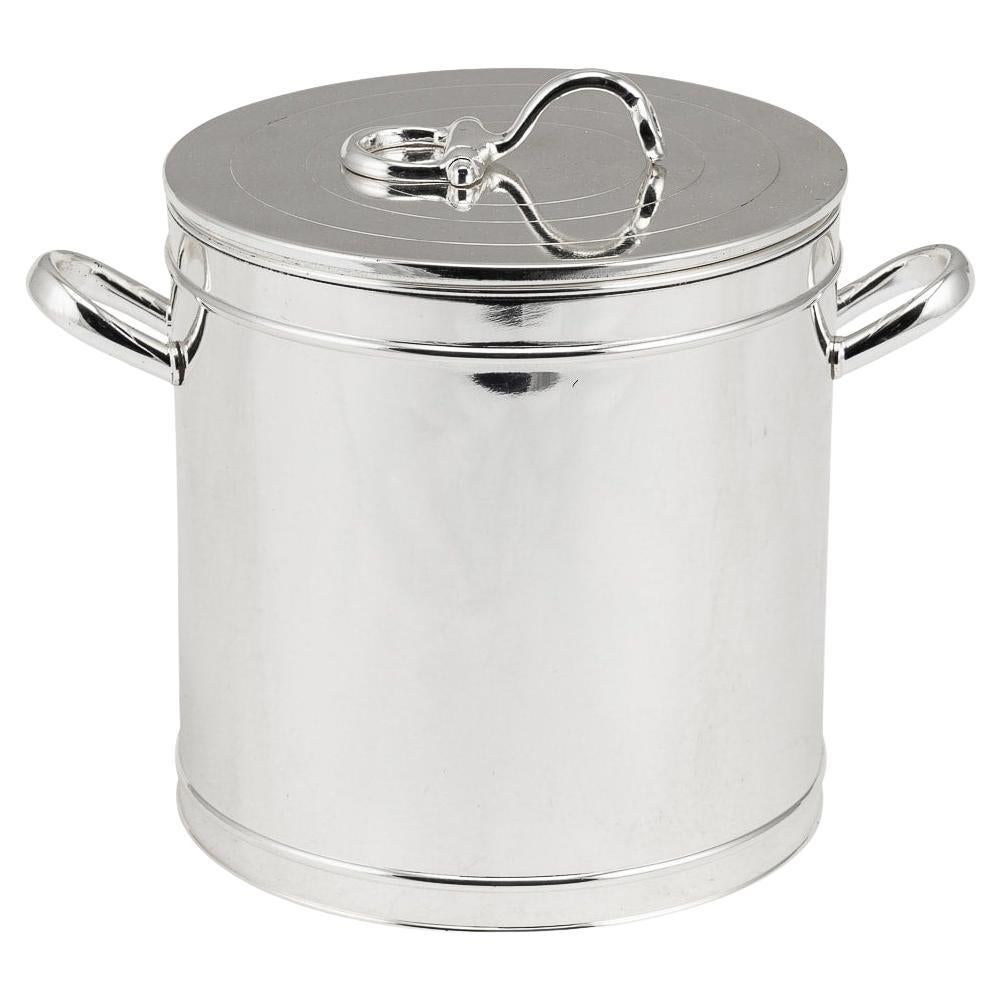 20th Century Silver Plated Gucci Ice Bucket, Italy c.1980