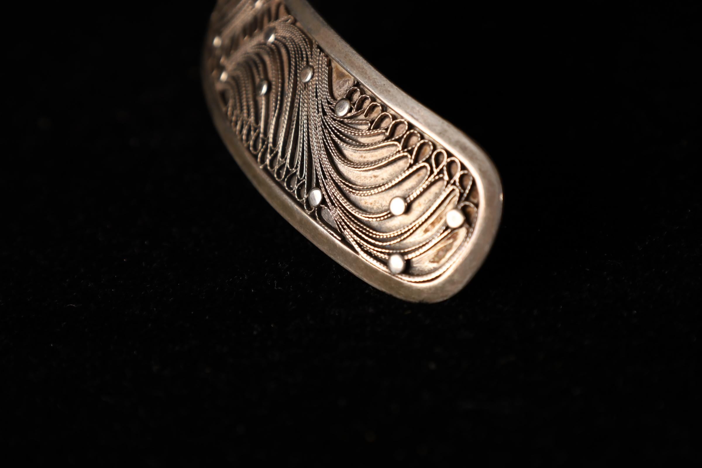 Poker d'argento del XX secolo con Lapislazzuli - Realizzato a mano in vendita 6