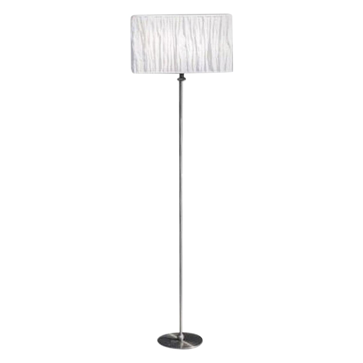 Lampadaire Golvlampa suédois en métal argenté du 20ème siècle, Konsthantverk en vente