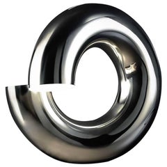 20th Century Silver Table Lamp "Honia" Designed in 1970 by Gabriele De Vecchi
