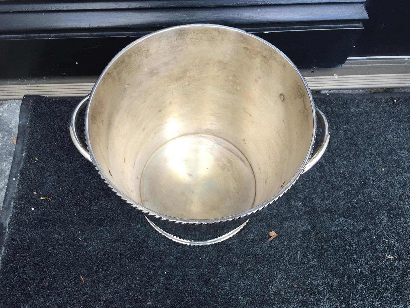 Silver Plate 20th Century Silvered Champagne Ice Bucket