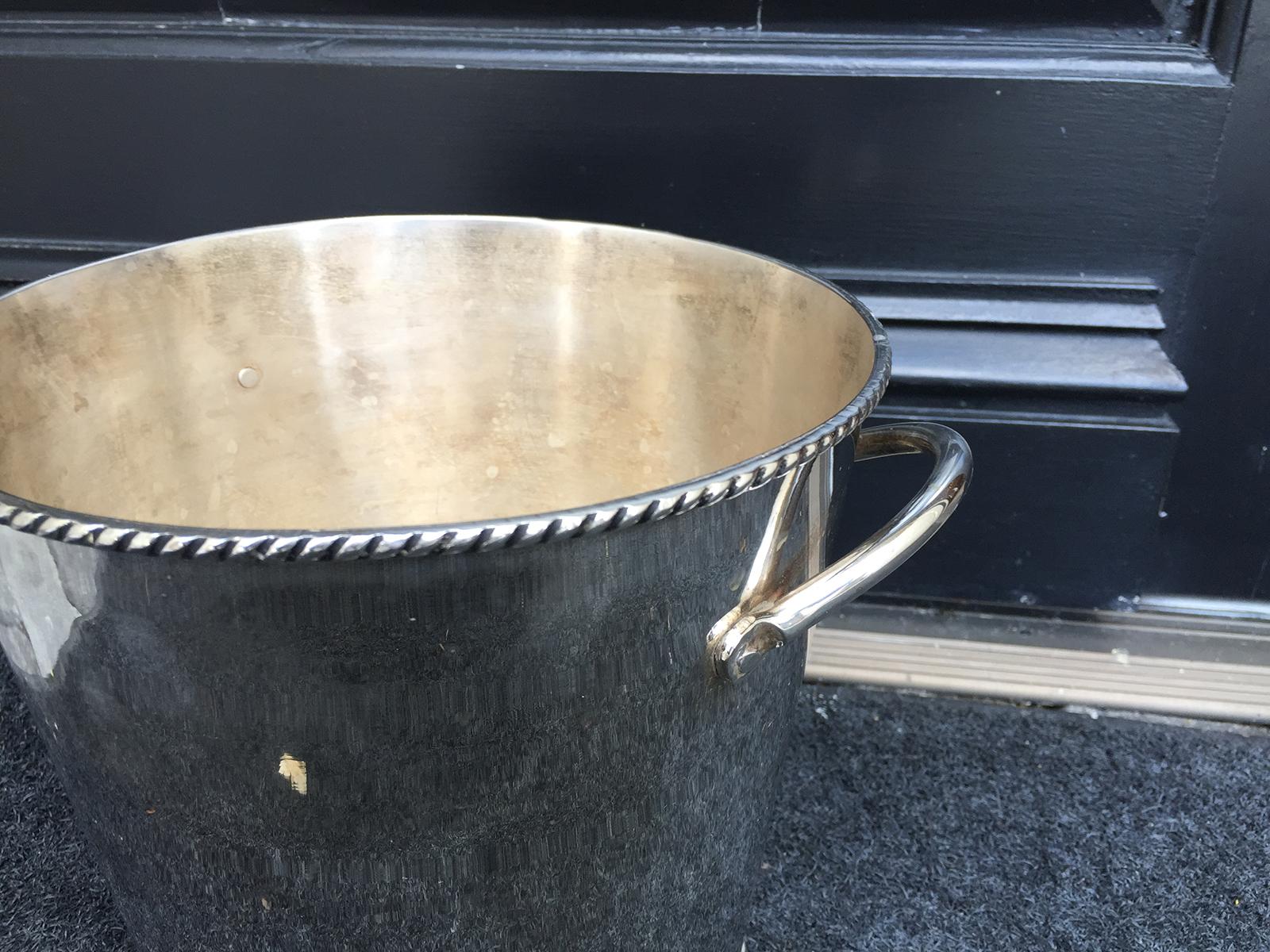 20th Century Silvered Champagne Ice Bucket 3