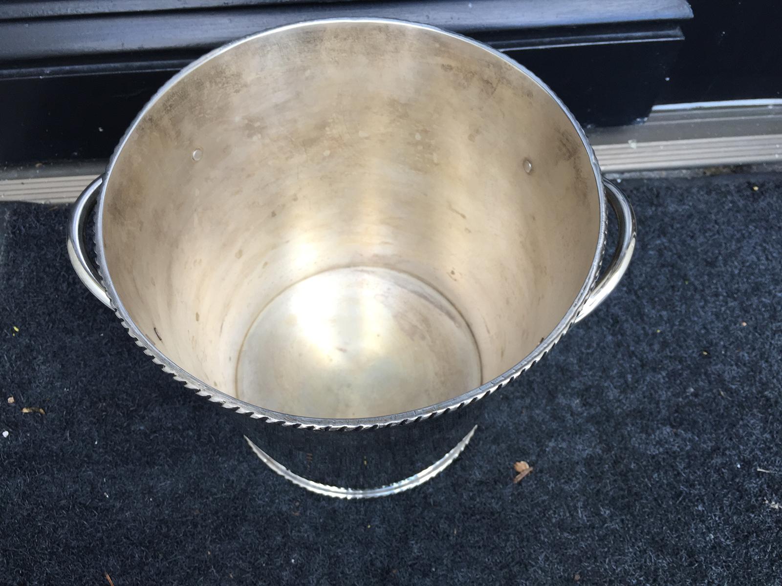 20th Century Silvered Champagne Ice Bucket 4