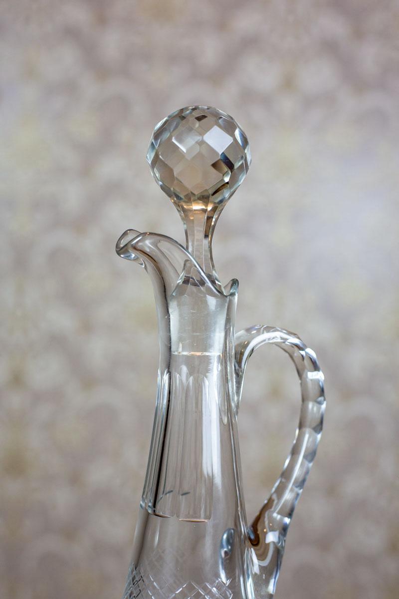 20th Century Slender Crystal Decanter 1