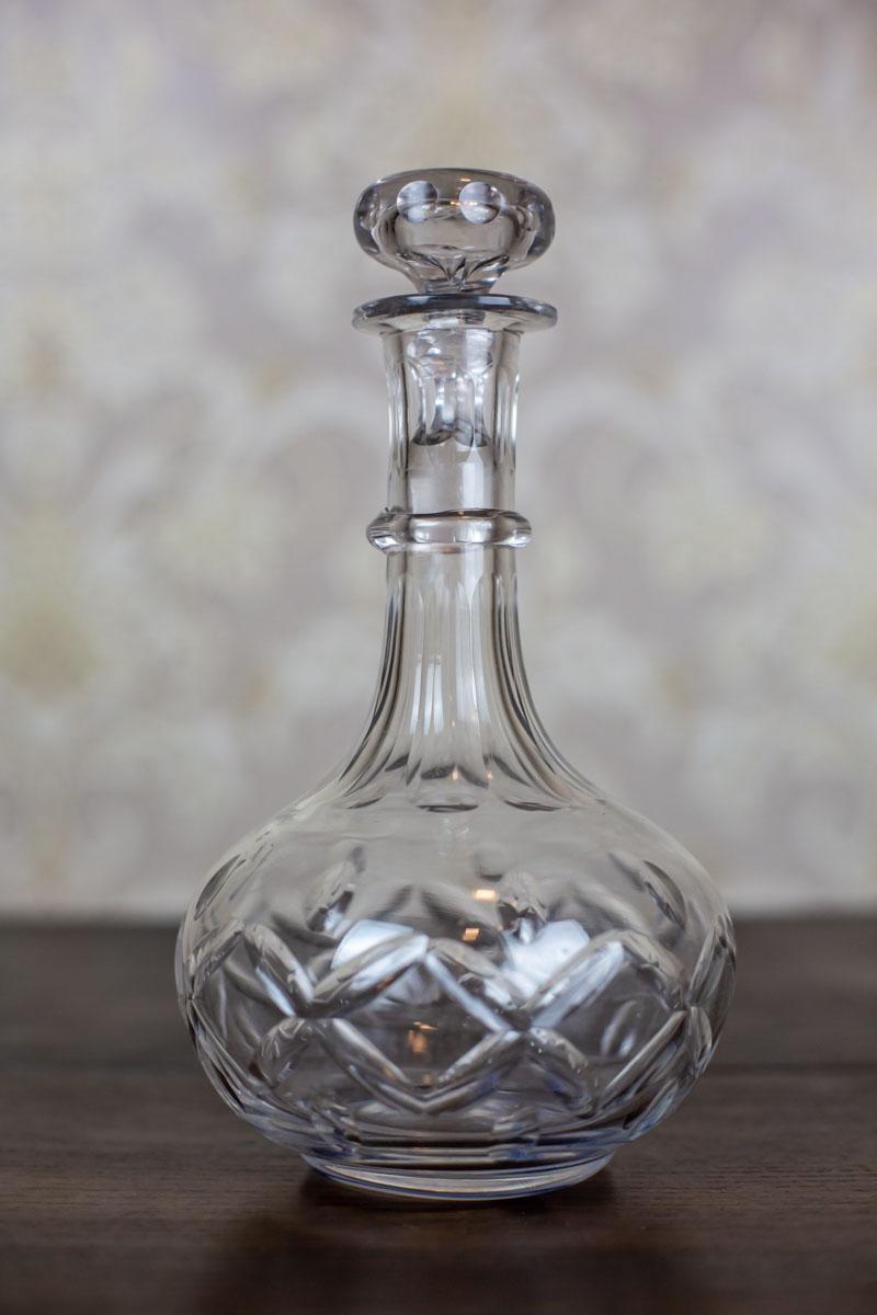 European 20th Century Small Crystal Decanter For Sale